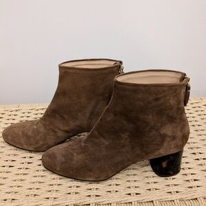 AGL Veta Precious Bootie Cognac Tartaruga Size 40 NWOT